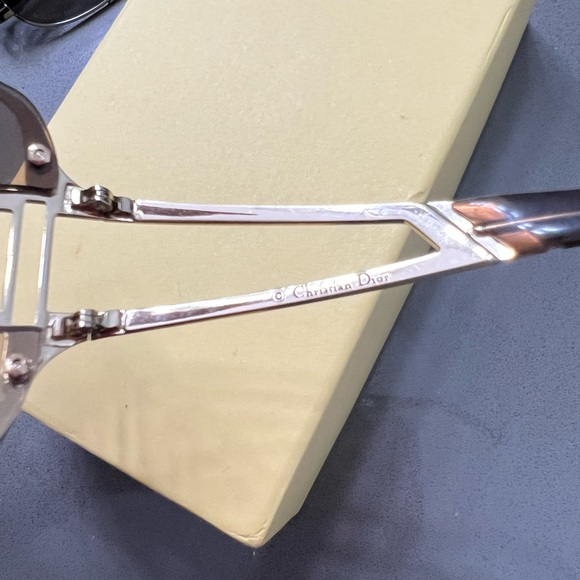 VINTAGE DIOR " DIORISSIMO " OVERSIZED BUBBLE GALLIANO ERA Y2K SUNGLASSES ITALY - Picture 15 of 16